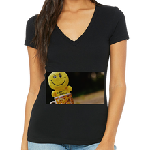 Load image into Gallery viewer, Women&#39;s Short Sleeve V-Neck T-Shirt - Bella &amp; Canvas 6035