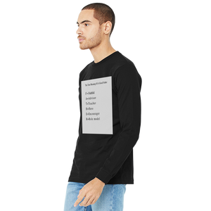 Unisex Long Sleeve T-Shirt - Bella & Canvas 3501