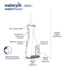 Load image into Gallery viewer, Waterpik Cordless Advanced Water Flosser For Teeth, Gums, Braces, Dental Care With Travel Bag and 4 Tips, ADA Accepted, Rechargeable, Portable, and Waterproof, White WP-560