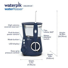 Load image into Gallery viewer, Waterpik Aquarius Water Flosser Professional For Teeth, Gums, Braces, Dental Care, Electric Power With 10 Settings, 7 Tips For Multiple Users And Needs, ADA Accepted, Blue WP-663