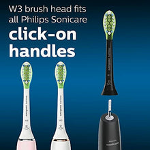 Load image into Gallery viewer, Philips Sonicare Genuine W3 Premium White Replacement Toothbrush Heads, 2 Brush Heads, Black, HX9062/95