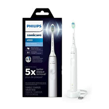 Load image into Gallery viewer, Philips Sonicare 4100 Power Toothbrush, Rechargeable Electric Toothbrush with Pressure Sensor, White HX3681/23