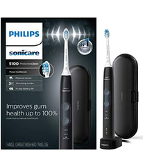Load image into Gallery viewer, Philips Sonicare ProtectiveClean 5100 Gum Health, Rechargeable Electric Power Toothbrush, Black, HX6850/60