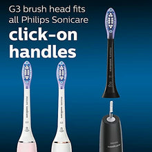 Load image into Gallery viewer, Philips Sonicare Genuine G3 Premium Gum Care Replacement Toothbrush Heads, 2 Brush Heads, Black, HX9052/95