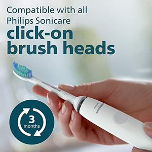 Philips Sonicare 1100 Power Toothbrush, Rechargeable Electric Toothbrush, White Grey HX3641/02