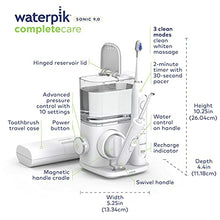 Load image into Gallery viewer, Waterpik CC-01 Complete Care 9.0 Sonic Electric Toothbrush with Water Flosser, White, 11 Piece Set