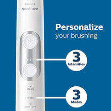 Load image into Gallery viewer, Philips Sonicare ProtectiveClean 6100 Rechargeable Electric Power Toothbrush, White, HX6877/21