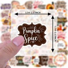 Load image into Gallery viewer, 35pcs Colorful Turkey Stickers Autumn Gratitude Stickers Harvest Thank