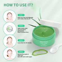 Load image into Gallery viewer, BREYLEE Aloe Vera Eye Mask– 60 Pcs - Under Eye Bags Treatment, Under
