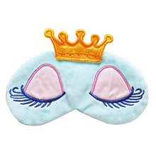 Load image into Gallery viewer, SPRING PARK Soft Plush Sleeping Mask Sleep Eye Mask Cartoon Princess C