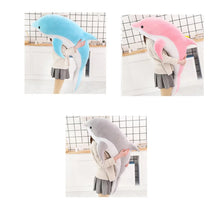 Load image into Gallery viewer, Plush Dolphin Pillow Toy, 11.8 Inches Marine Animal Stuffed Doll for K
