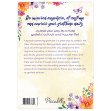 Load image into Gallery viewer, Piccadilly Women's Gratitude Journal, 6 x 8.5 Inch, Paper, 204 Pages