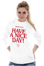 Load image into Gallery viewer, Have a Nice Day Happy Face Smile Long Sleeve TShirt Men Women Brisco B