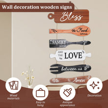 Load image into Gallery viewer, Lzvxtym Dining Room Decoration,Wooden Bless Hanging Wall Sign,Bless th