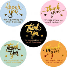 Load image into Gallery viewer, CCOCC 1.5 Inch Thank You Stickers | 800 Thank You Stickers | Self-Adhe