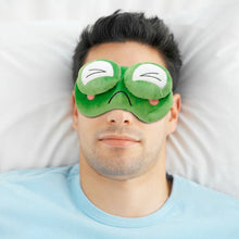 Load image into Gallery viewer, Sulgyt Cute Green Frog Sleep Mask For Men Blackout Funny Sleeping Mask