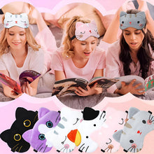 Load image into Gallery viewer, TELOLY 4Pcs Sleep Mask for Kids,7.87*3.94"Sleep Mask for Kids,Polyeste