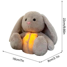 Load image into Gallery viewer, WLAGOOD Cry Activated Sensor Bedtime Soother,Short Plush Breathing Bun
