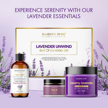 Load image into Gallery viewer, Majestic Pure Lavender Essential Oil &amp; Body Scrub Set | 100% Pure &amp; Na