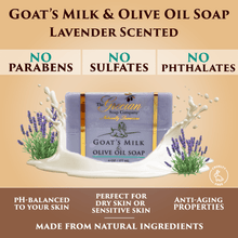 Load image into Gallery viewer, The Grecian Soap Company Creamy Goat's Milk Bath and Body Gift Set, La