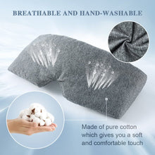 Load image into Gallery viewer, 100% Handmade Cotton Sleep Mask Blackout - Comfortable &amp; Breathable Ey