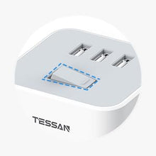 Load image into Gallery viewer, Tower Power Strip with 6 Feet Extension Cord, 8 Outlets 3 USB Chargers, 1700 Joules Surge Protection, Extension Cord with Multiple Outlets, 1875W, Office Supplies, Dorm Essentials, Charging Station