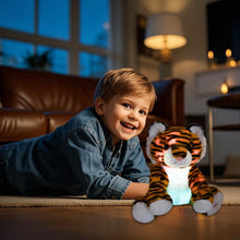 Load image into Gallery viewer, 7.9in Glow-in-The-Dark Tiger Plush - Color Changing LED Night Light St