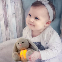 Load image into Gallery viewer, WLAGOOD Cry Activated Sensor Bedtime Soother,Short Plush Breathing Bun