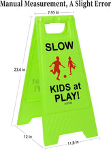Load image into Gallery viewer, Juztec Slow Children at Play Safety Signs For Street, Kids At Play Sig