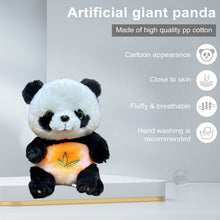 Load image into Gallery viewer, Sioweci Panda Bear Plush Toy with Sound Light Sensing Soft Comfortable