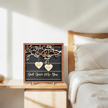 Load image into Gallery viewer, Personalized God Gave Me You Wooden Sign – Custom Couple Name Frame,