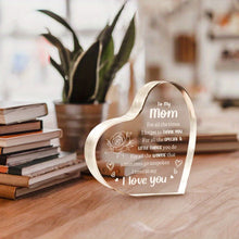Load image into Gallery viewer, Gifts for Mom - Personalized Acrylic Plaque Heart Shaped Keepsake, Mom