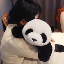 Load image into Gallery viewer, Realistic Panda Plush Toy, 45cm Soft Cuddly Stuffed Animal for Stress
