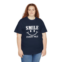 Load image into Gallery viewer, Smile Every Mile Shirt, Run Happy, Cycling Gift, Marathon Shirt - ID: