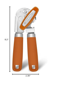 Beneno Can Opener Manual with Magnet, Hand Held Heavy Duty Can Opener with Durable Sharp Blade Smooth Edge, Big Effort-Saving Knob, Soft Grip Rubber Handle, Multifunctional Bottle Opener, Green