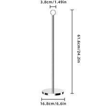 Load image into Gallery viewer, Toilet Paper Holder Stand(with Reserve Function), Free-Standing Spare Rolls Storage Holder, Stainless Steel