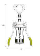 Load image into Gallery viewer, Beneno Wine Opener, Zinc Alloy Premium Wing Corkscrew with Multifunctional Bottles Opener, Sharp Wine Corkscrew with Ergonomic Non-Slip Wing Handle, Upgrade