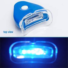 Load image into Gallery viewer, 35% Carbamide Peroxide 10 Syringes (10 ml) of Teeth Whitening Gel - (2) LED Accelerator Light - 4Mouth Trays -2 Shade Guide Instructions