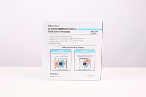 Secura 60-Minute Visual Countdown Timer, 7.5-Inch Oversize Classroom Visual Timer for Kids and Adults, Durable Mechanical Kitchen Timer Clock with Magnetic Backing (Blue)