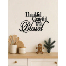 Load image into Gallery viewer, HELLOYOUNG Metal Wall Sign Farmhouse Decor Personalized Christian Scri
