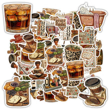 Load image into Gallery viewer, 35pcs-50pcs Vintage Stationery Stickers Gratitude Animal Stickers Food