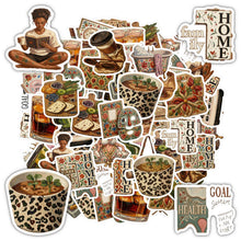 Load image into Gallery viewer, 35pcs-50pcs Vintage Stationery Stickers Gratitude Animal Stickers Food