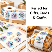 Load image into Gallery viewer, CCOCC 2026 New Thank You Stickers Rainbow Effect Thank You Stickers Sm