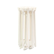 Load image into Gallery viewer, Collapsible Pasta Drying Rack - Spaghetti Noodle Drying Rack with 10 Bar Handles White