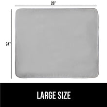 Load image into Gallery viewer, Ironing Board Cover and Pad, Silicone Coating, Thick Scorch Resistant Padding, Heavy Duty Iron Covers Standard Boards, Hook and Loop Fastener Strap, Silver, 15x54