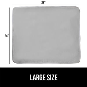 Ironing Board Cover and Pad, Silicone Coating, Thick Scorch Resistant Padding, Heavy Duty Iron Covers Standard Boards, Hook and Loop Fastener Strap, Silver, 15x54