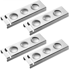 Load image into Gallery viewer, YellRin Knife Spoon Rests Stainless Steel Spoon Fork Knife Rest Rack Flatware Holder Set of 4 for Dining Table Hotel Restaurant ﻿ (size 3)