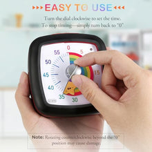 Load image into Gallery viewer, Secura 60-Minute Visual Timer, Silent Study Timer for Kids and Adults, Time Clocks, Time Management Countdown Timer for Teaching (Pink)
