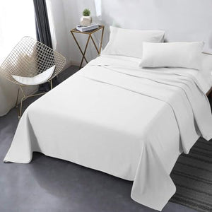 Secura Queen Bed Sheet Set, 4pcs Bedding Sheets & Pillowcases, Soft Microfiber 1800 Thread Count 16" Deep Pocket Luxury Bed Sheets - Hypoallergenic, Wrinkle & Fade Resistant (Black)