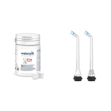 Load image into Gallery viewer, Waterpik Fresh Mint Whitening Refill Tablets (30 Count) &amp; Whitening Water Flosser Plaque Seeker Tips (2 Count)